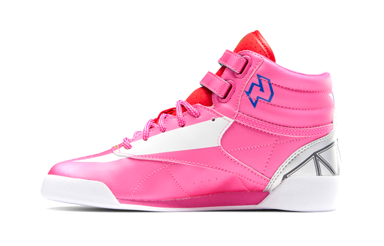 (Preschool) Reebok Freestyle Hi Power Rangers Pink Ranger GX2831