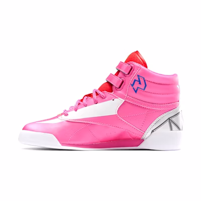 (PS) Reebok Freestyle Hi Power Rangers Pink Ranger