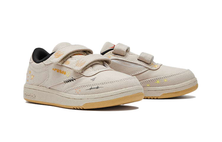 Lookbook (Preschool) Reebok Looney Tunes x Club C 85 Low-Top Sneakers Brown GW4318