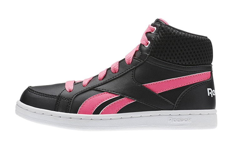 (Preschool) Reebok Mid-Top Casual 'Black Pink' AR0794