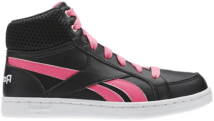 (Preschool) Reebok Mid-Top Casual 'Black Pink' AR0794 Order (Preschool) Reebok Mid-Top Casual 'Black Pink' AR0794