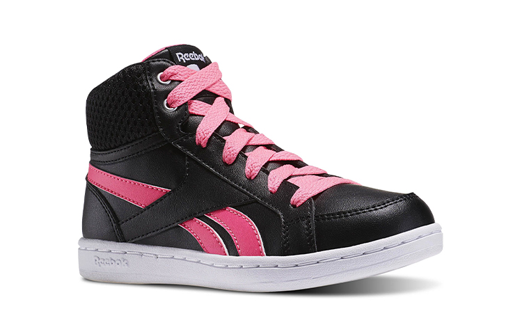 Lookbook (Preschool) Reebok Mid-Top Casual 'Black Pink' AR0794