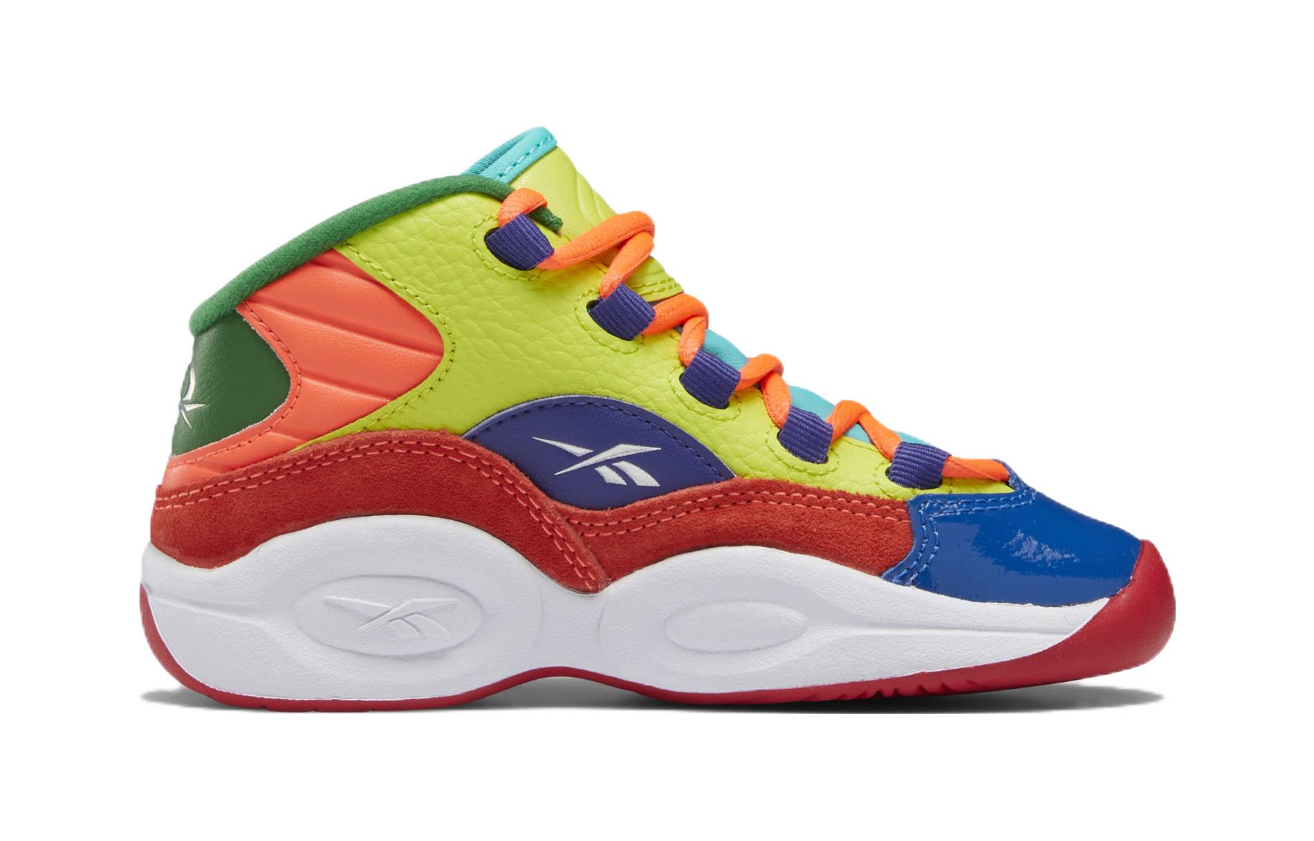 Order (PS) Reebok Question Mid Kinder ''Mehrfarbig''. HP3014