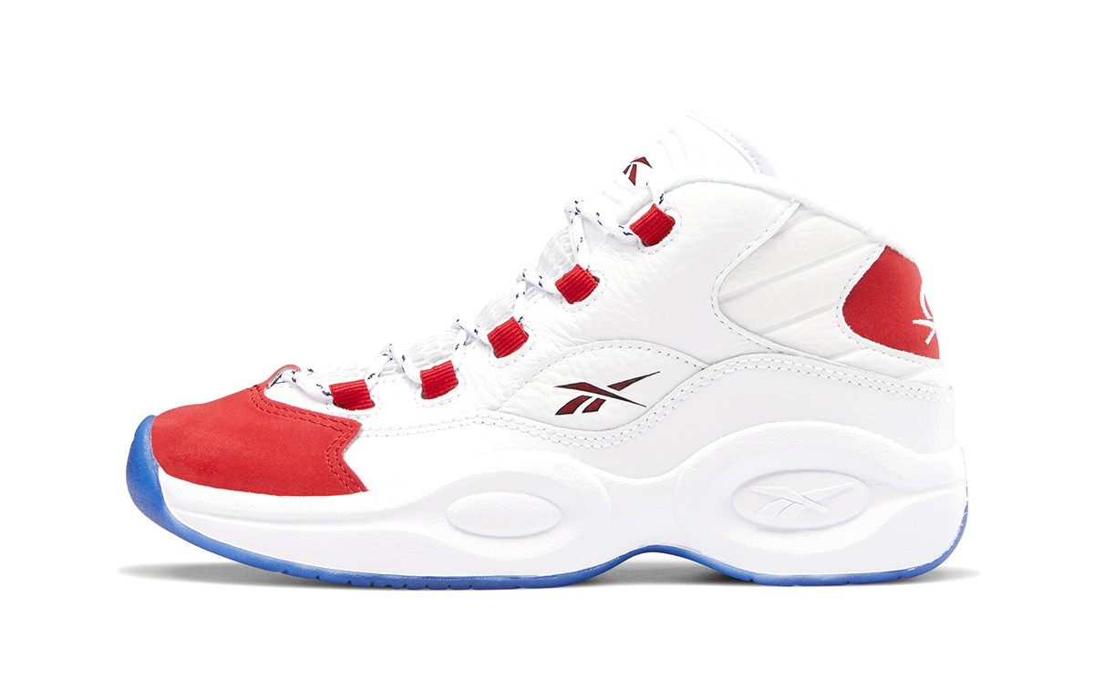 (Preschool) Reebok Question Mid OG 'Red Toe' 2020 FY2268