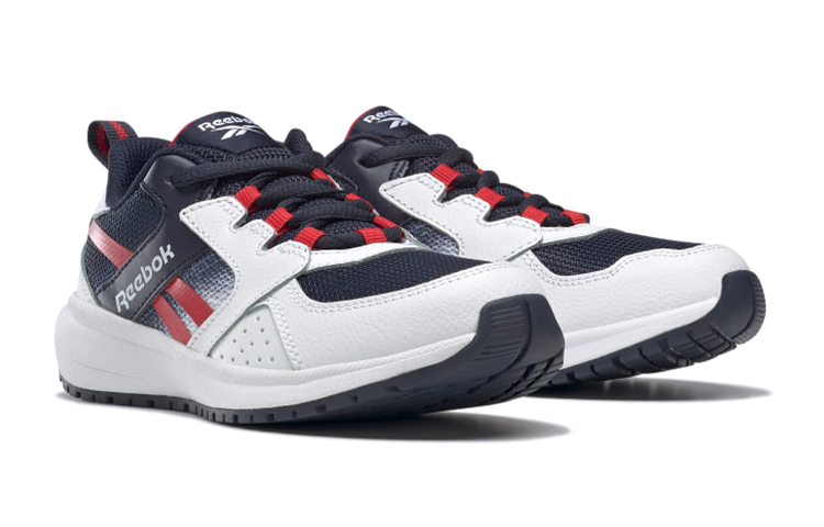 Lookbook 兒童版 Reebok Road Supreme 2 復古百搭運動跑步鞋 白藍紅拼色