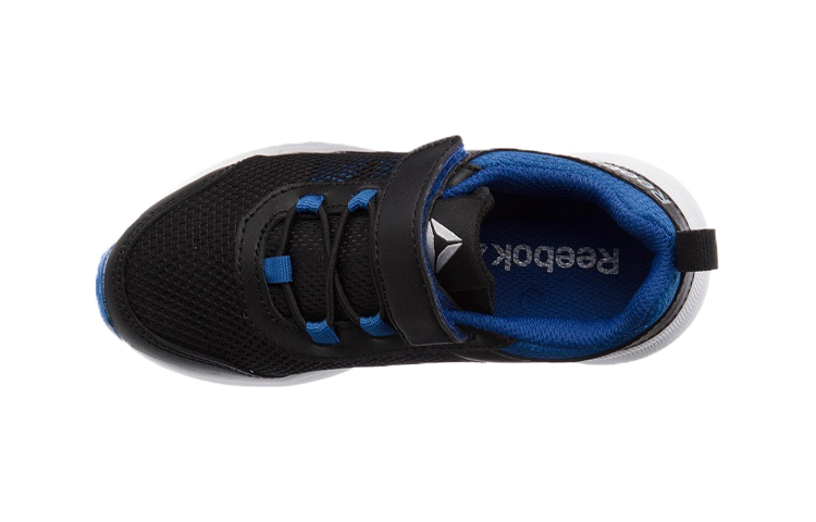 Shop BP幼童 Reebok Road Supreme 白色魔術貼低幫休閒跑步鞋 黑藍