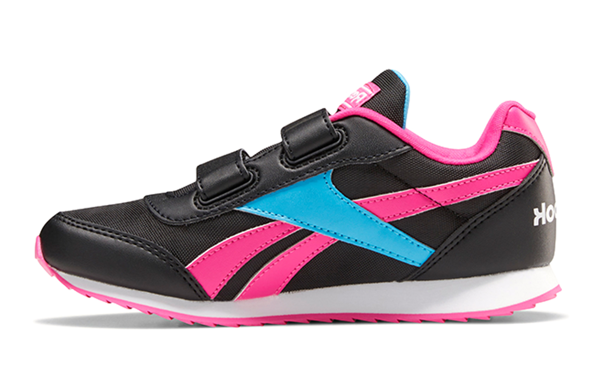 (Preschool) Reebok Royal Classic Jogger 2.0 'Black Pink Blue' FW8959