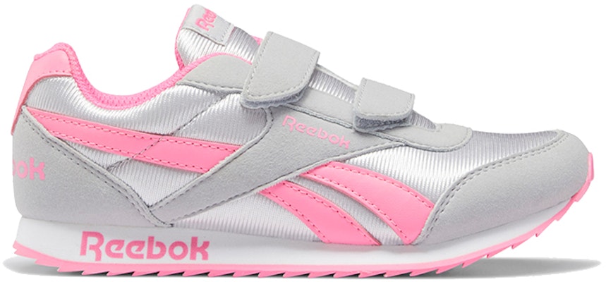 (Preschool) Reebok Royal Classic Jogger 2.0 'Grey Pink Silver' FZ3499 Order (Preschool) Reebok Royal Classic Jogger 2.0 'Grey Pink Silver' FZ3499