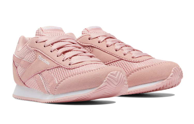 Lookbook 兒童版 Reebok Royal Classic Jogger 2.0 舒適耐磨跑步鞋 粉紅色