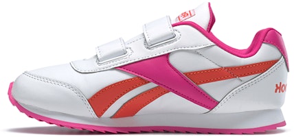 (Preschool) Reebok Royal Classic Jogger 2.0 'White Pink Red' H67873 (Preschool) Reebok Royal Classic Jogger 2.0 'White Pink Red' H67873
