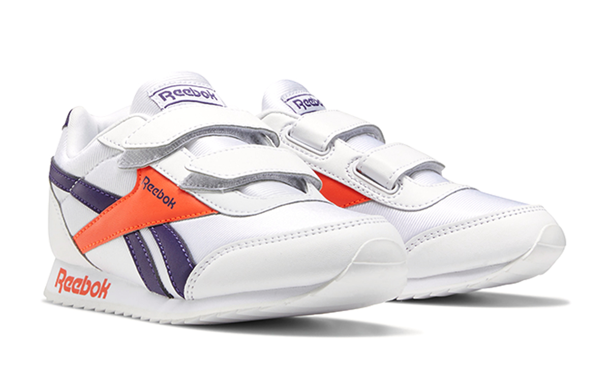 Lookbook (PS) リーボック ロイヤル クラシック ジョガー 2.0 白紫橙 EF3718