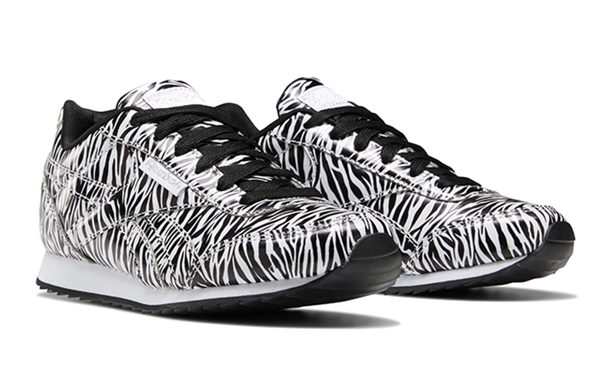 Lookbook (PS) Reebok Royal Classic Jogger 2.0 Kasut Lari Lelaki Hitam/Putih EF3410