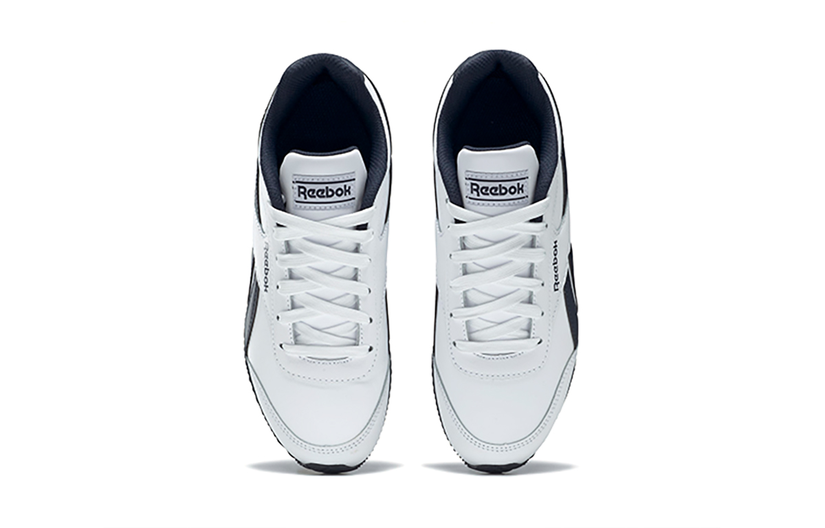 Shop (PS) Reebok Royal Classic Jogger 2.0 Scarpe da Corsa Bianche e Blu Bambini. CN4930