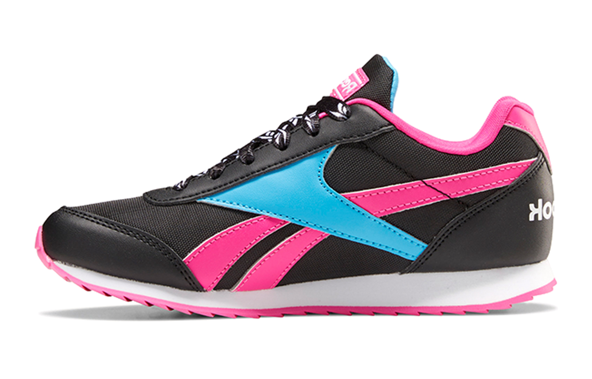 (Preschool) Reebok Royal Classic Jogger 2 'Black Pink Blue' FW8945