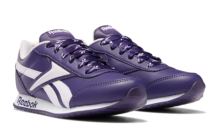 Lookbook (Preschool) Reebok Royal Classic Jogger 2 Running Shoes 'White Purple' FZ2299