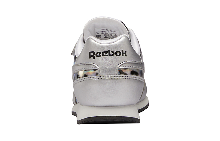 Shop BP幼童 Reebok Royal Classic Jogger 3.0 4 豹紋印花 魔術貼 低筒運動跑步鞋 白