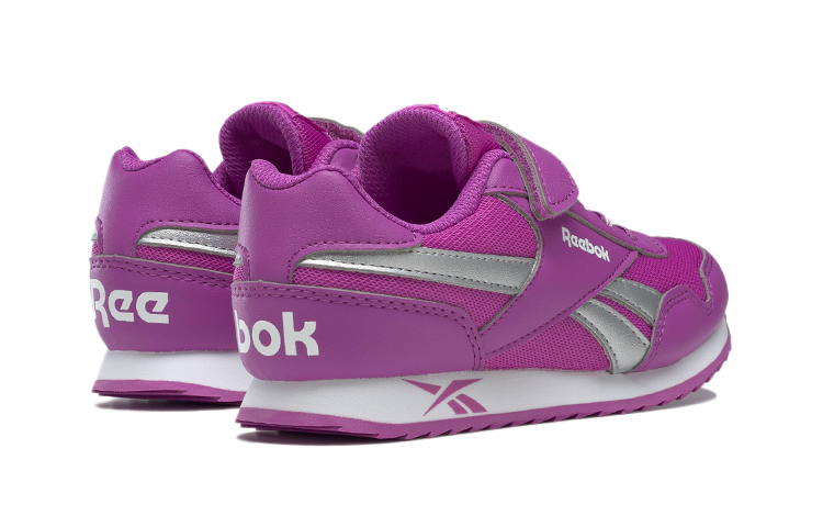 Shop BP幼童 Reebok Royal Classic Jogger 3 低幫耐磨跑步鞋 黛紫