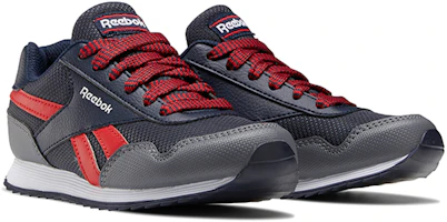 Lookbook Reebok Royal Classic Jogger 3 兒童 灰藍紅 跑步鞋