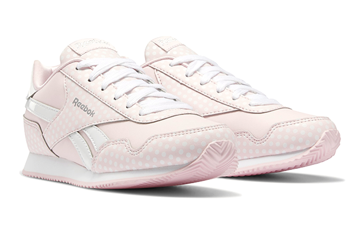 Lookbook Reebok Royal Classic Jogger 3 兒童 粉白 跑步鞋