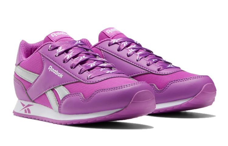 Lookbook 兒童 Reebok Royal Classic Jogger 3 舒適耐磨跑步鞋 紫