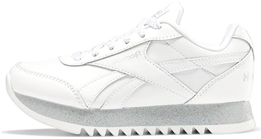 (Preschool) Reebok Royal Classic Jogger Platform 2 'White Grey' FW8558 (Preschool) Reebok Royal Classic Jogger Platform 2 'White Grey' FW8558