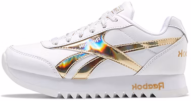 (Preschool) Reebok Royal Classic Jogger Platform 2 'White Gold' FW8187 (Preschool) Reebok Royal Classic Jogger Platform 2 'White Gold' FW8187