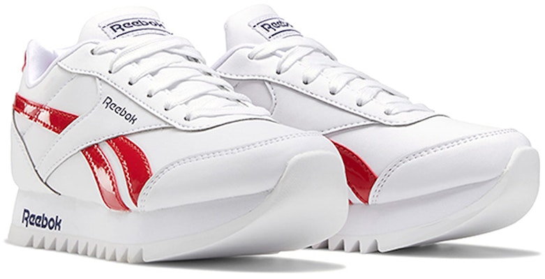 Reebok Royal Classic Jogger Platform 2 兒童 白紅色 跑步鞋 Lookbook Reebok Royal Classic Jogger Platform 2 兒童 白紅色 跑步鞋