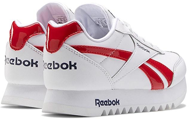 Reebok Royal Classic Jogger Platform 2 兒童 白紅色 跑步鞋 Shop Reebok Royal Classic Jogger Platform 2 兒童 白紅色 跑步鞋