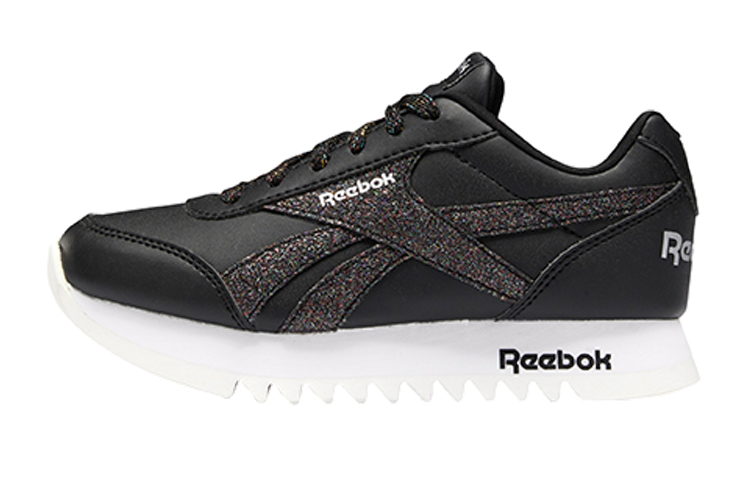 (Preschool) Reebok Royal Classic K Shoes Black/White/Silver FY4675