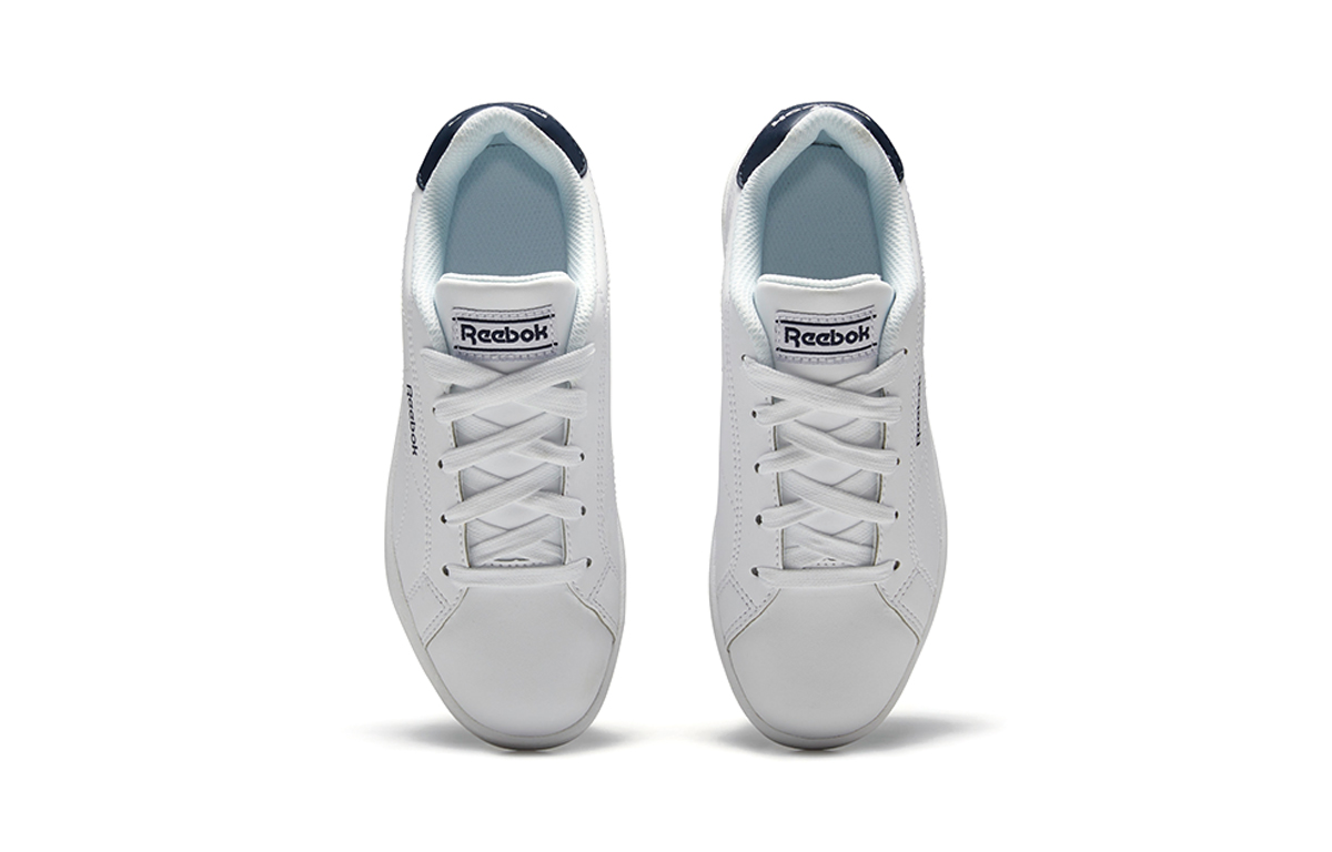 Details for (PS) Reebok Royal Complete Clean 2.0 ''Weiß Dunkelblau'' EF6844