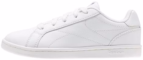 (Preschool) Reebok Royal Complete Clean Running Shoes K White CN1368 (Preschool) Reebok Royal Complete Clean Running Shoes K White CN1368