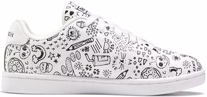 Order Reebok Royal Complete Cln 2 兒童 白色 塗鴉 板鞋