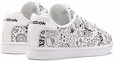 Shop Reebok Royal Complete Cln 2 兒童 白色 塗鴉 板鞋