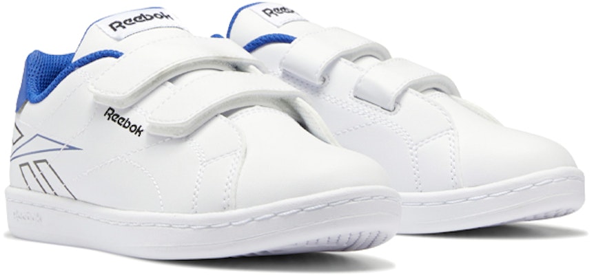 中童 Reebok Royal Complete Cln 2 魔術貼休閒 輕便平衡防滑 低筒 兒童板鞋 平衡白藍 Lookbook 中童 Reebok Royal Complete Cln 2 魔術貼休閒 輕便平衡防滑 低筒 兒童板鞋 平衡白藍