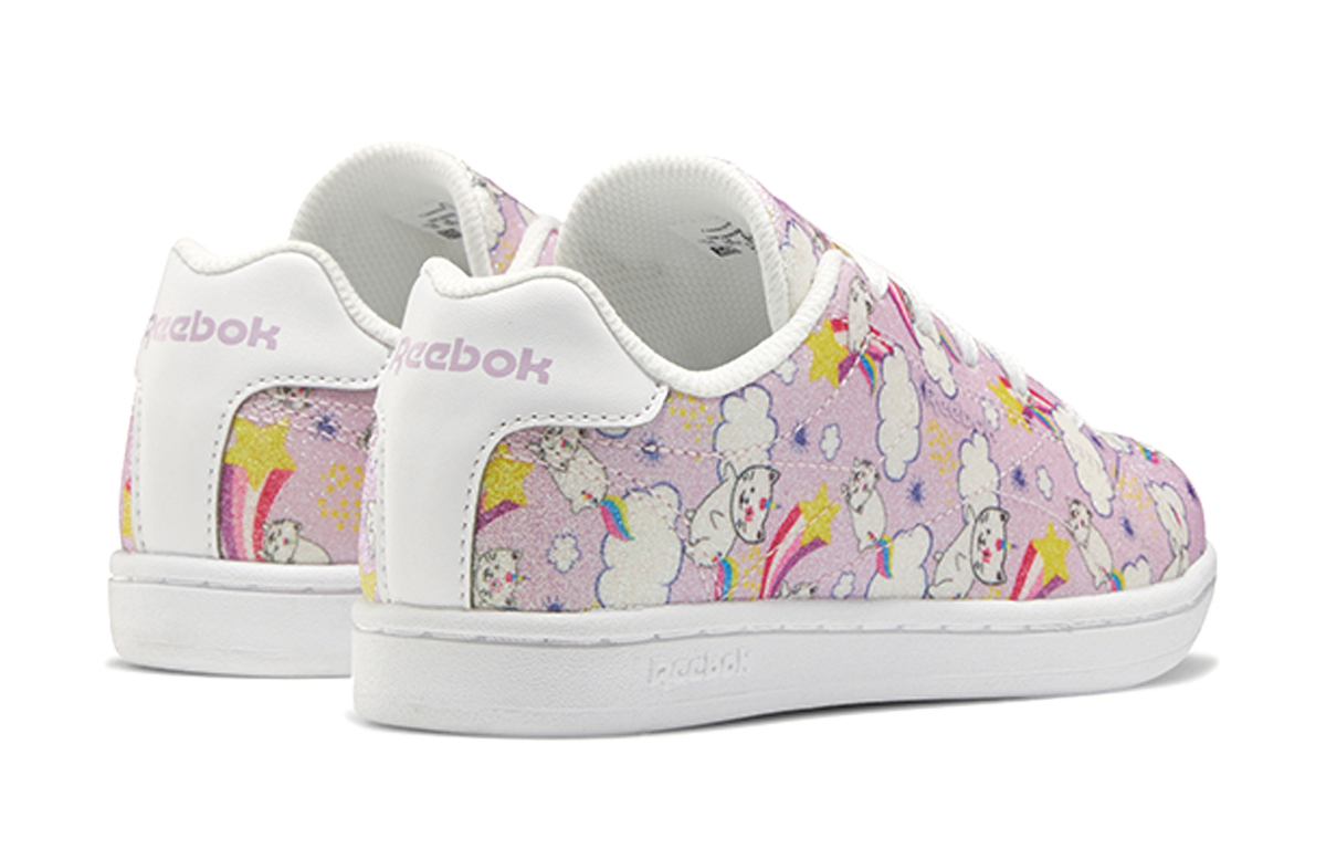 Shop 兒童 Reebok Royal Complete Cln 2 塗鴉 輕便 低筒 兒童板鞋 粉色