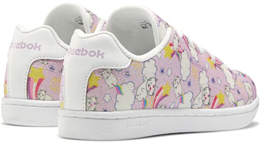 Shop 兒童 Reebok Royal Complete Cln 2 塗鴉 輕便 低筒 兒童板鞋 粉色