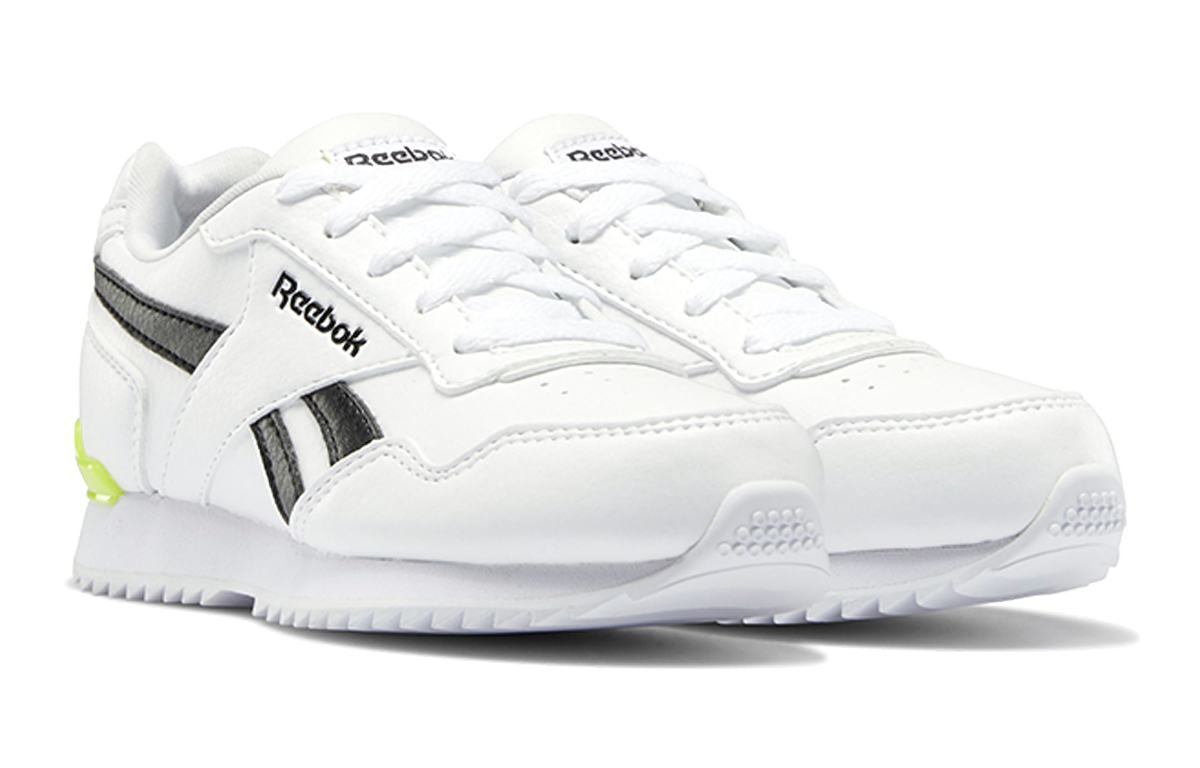 Lookbook (Preschool) Reebok Royal Glide Ripple Clip 'Black White' FZ1247