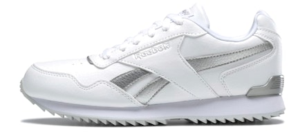 (Preschool) Reebok Royal Glide Ripple Clip 'White Silver' H04989 (Preschool) Reebok Royal Glide Ripple Clip 'White Silver' H04989