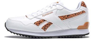 (Preschool) Reebok Royal Glide Ripple Clip 'White Yellow Leopard' H04988 (Preschool) Reebok Royal Glide Ripple Clip 'White Yellow Leopard' H04988