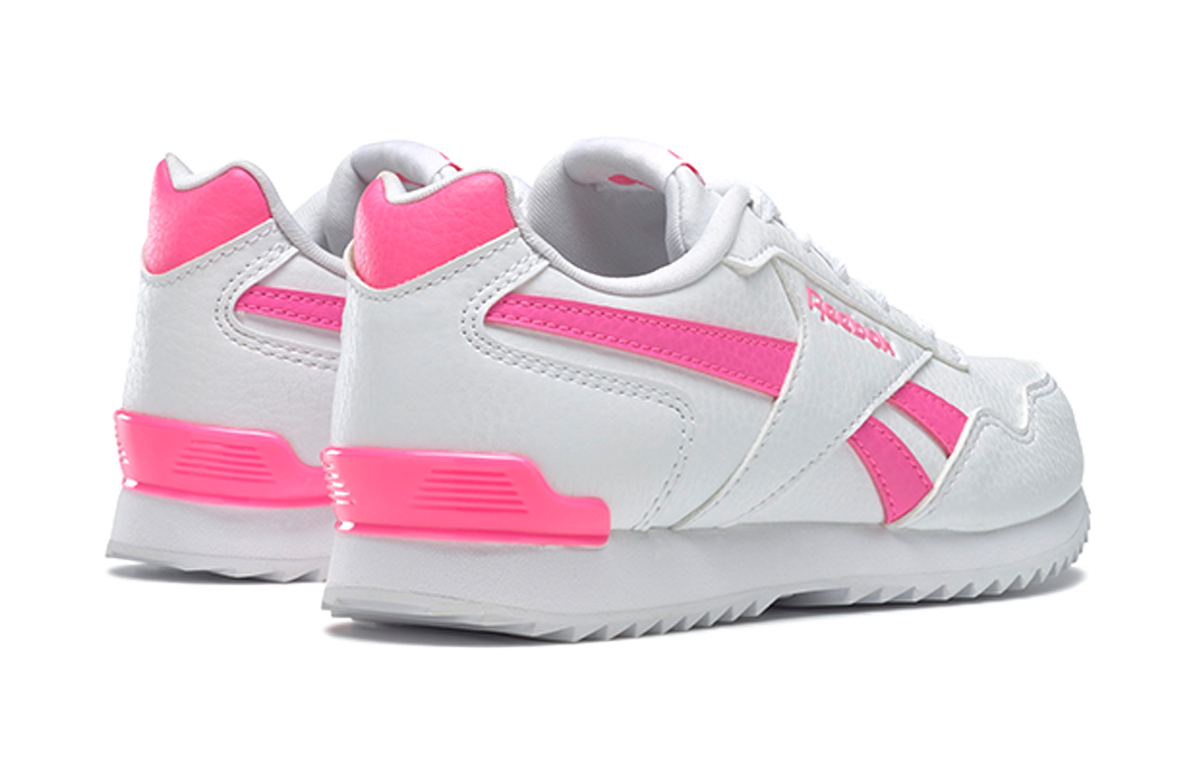 Shop (PS) Reebok Royal Glide Ripple Clip ''Bianco Rosa'' DV7262
