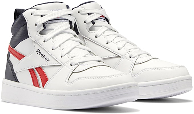 (Preschool) Reebok Royal Prime Mid 2 Sneakers K Black/White/Red FV2676 Lookbook (Preschool) Reebok Royal Prime Mid 2 Sneakers K Black/White/Red FV2676