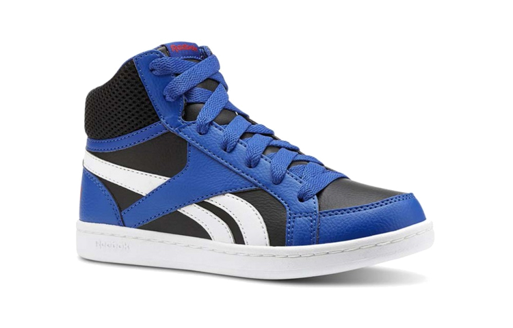 Lookbook (PS) Reebok Royal Prime Mid 'Negro Blanco Azul' CN4756