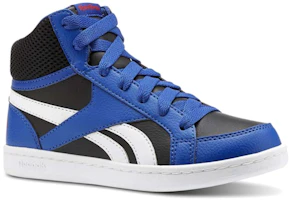 Lookbook 中童 Reebok Royal Prime 舒適休閒 耐磨 中筒 兒童板鞋 黑白藍