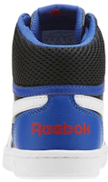 Shop 中童 Reebok Royal Prime 舒適休閒 耐磨 中筒 兒童板鞋 黑白藍