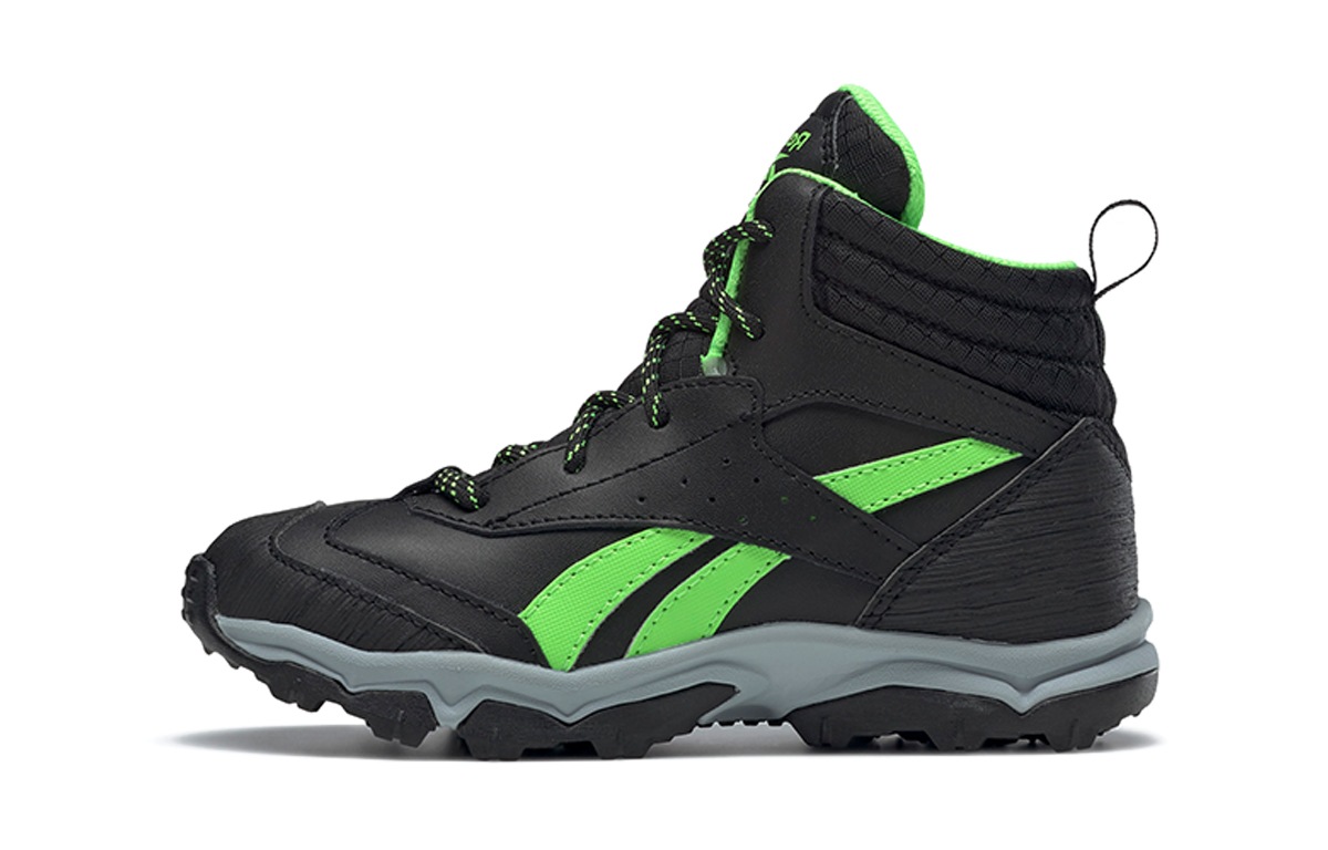 (Preschool) Reebok Rugged Runner Mid 'Black Green' FW8552