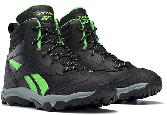 (Preschool) Reebok Rugged Runner Mid 'Black Green' FW8552 Lookbook (Preschool) Reebok Rugged Runner Mid 'Black Green' FW8552