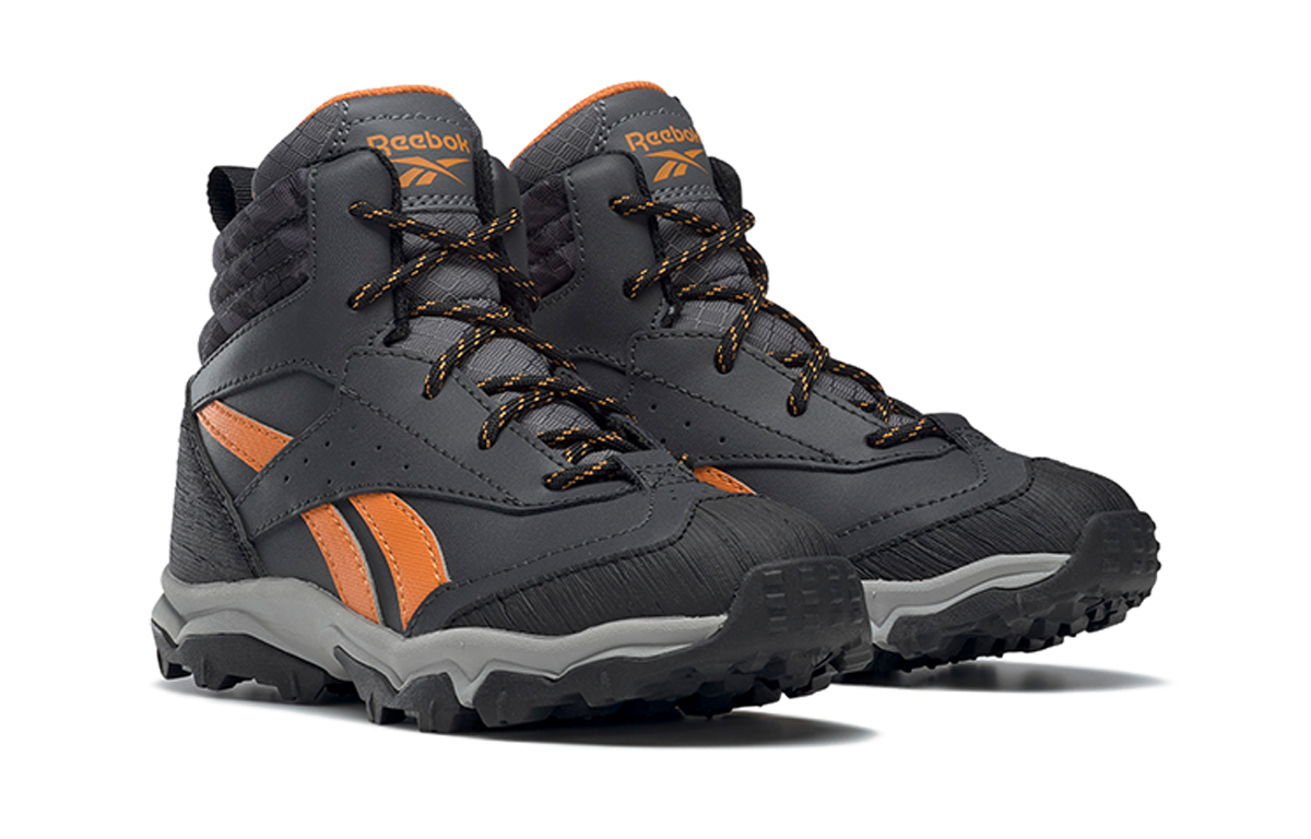 Lookbook (PS) Reebok Rugged Runner Mid Chaussures de Course ''Noir Orange'' FW8553