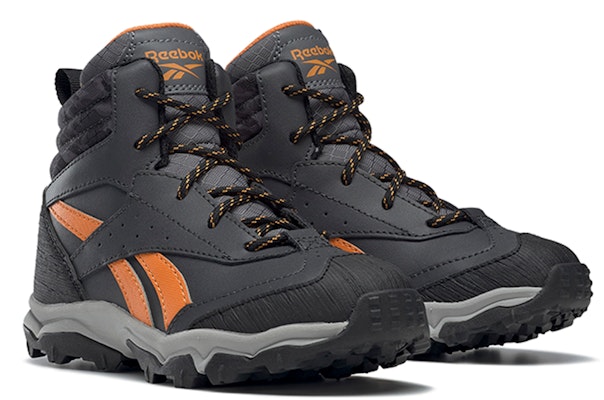 (Preschool) Reebok Rugged Runner Mid Running Shoes 'Black Orange' FW8553 Lookbook (Preschool) Reebok Rugged Runner Mid Running Shoes 'Black Orange' FW8553