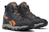 Lookbook (PS) Reebok Rugged Runner Mid Kasut Lari 'Hitam Jingga' FW8553