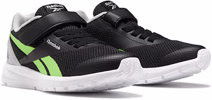 Lookbook (Preschool) Reebok Rush Runner 2.0 'Black White Green' EF3168